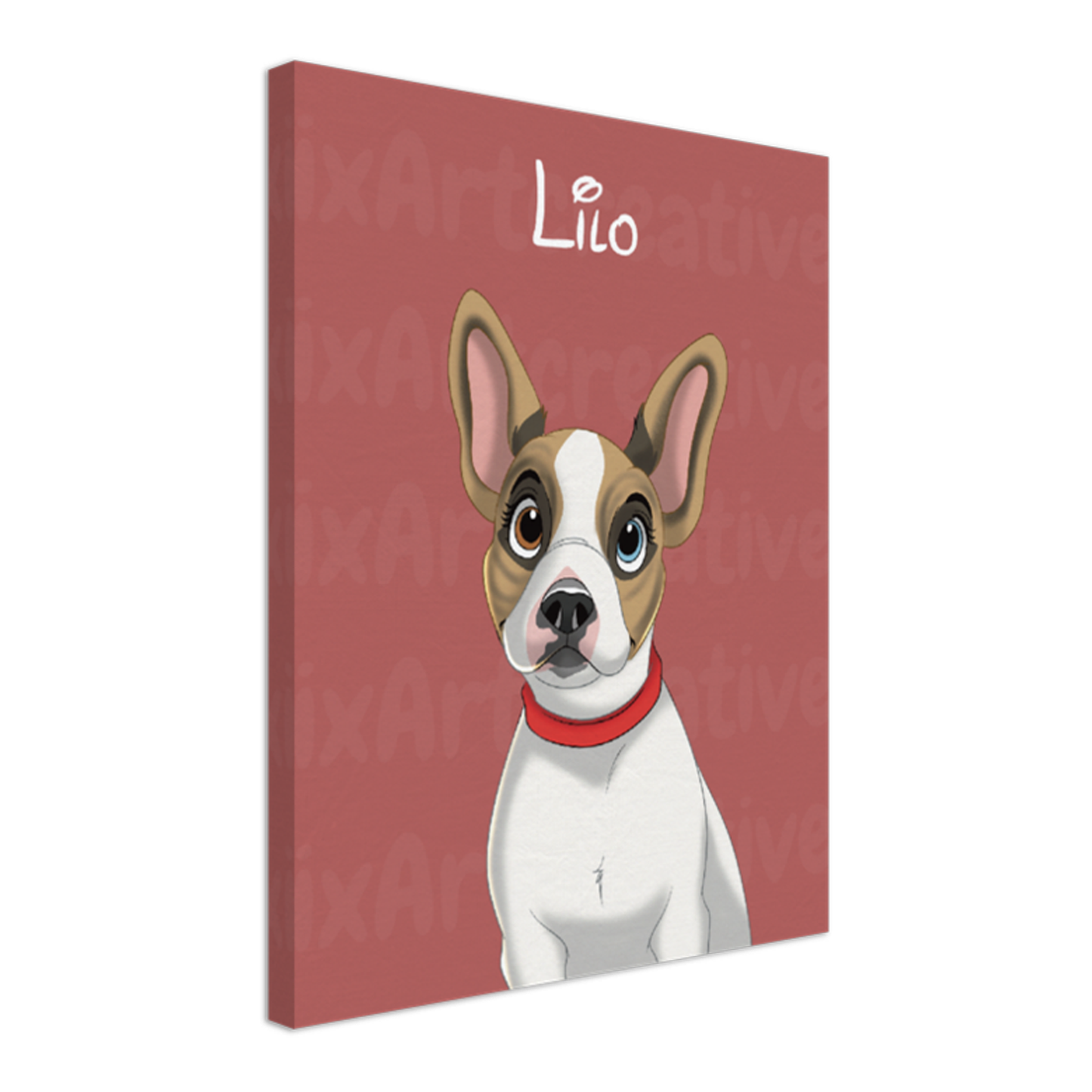 Canvas | Custom Hand-Drawn Cartoon Pet Portrait