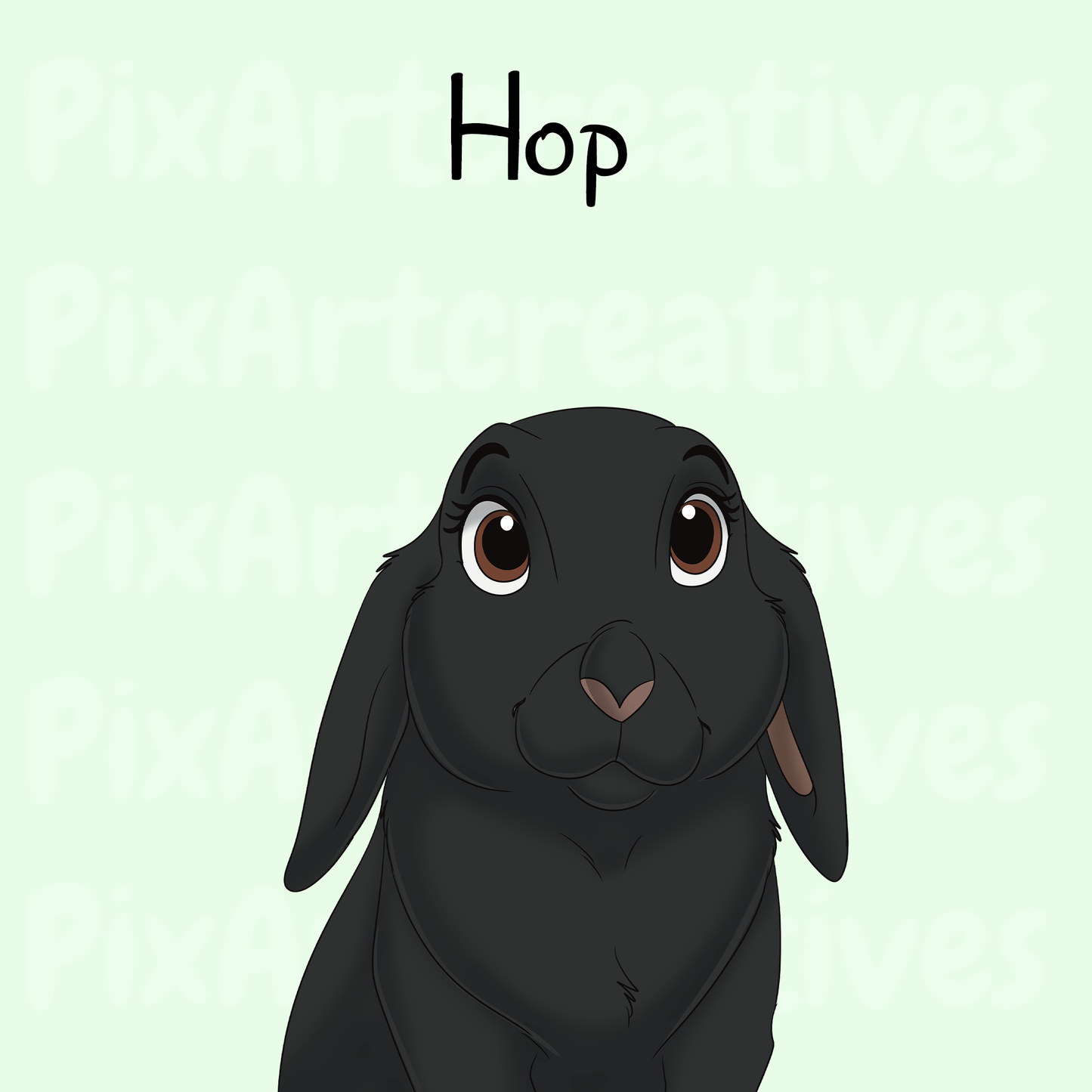 Digital File | Custom Hand-Drawn Cartoon Pet Portrait