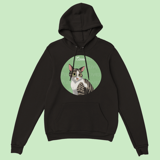 Hoodie | Custom Hand-Drawn Cartoon Pet Portrait