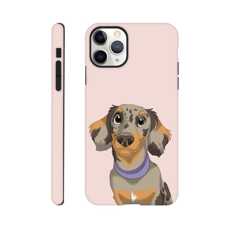Phone Cover | Custom Hand-Drawn Cartoon Pet Portrait