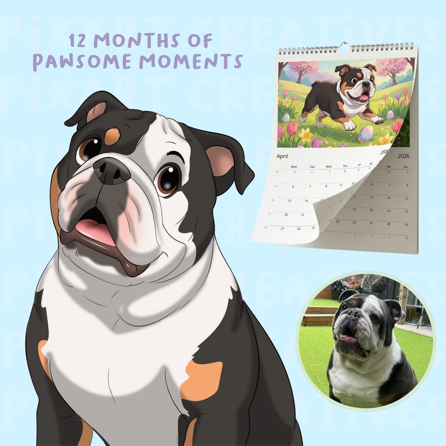 PixArt 2026 Calendar