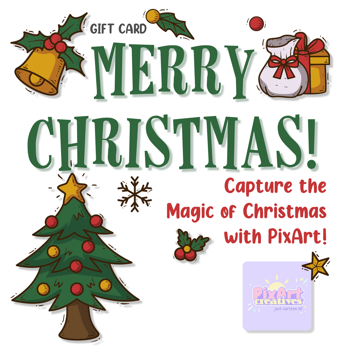 PixArt Creatives™ Christmas eGift Card